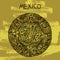 Ethnic Vector Illustration. World Famous Landmark Series: Mexico, Maya Calendar, Maya. Welcome To Mexico