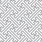 Ethnic vector seamless pattern - gray lines