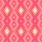 Ethnic zigzag pattern in retro colors, seamless vector