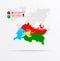 The ethnicities in Tatarstan, ethnic group Kumyks ethnic groups. Map Tatarstan combined with Kumyks ethnic groups flag