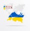 The ethnicities in Tatarstan, ethnic group Ukrainians ethnic groups. Map Tatarstan combined with Ukrainians ethnic groups flag