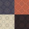 Ethnics geometric line seamless background for fabric