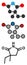 Ethosuximide anticonvulsant drug molecule. Used in treatment of absence seizures