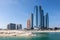 Etihad Towers in Abu Dhabi City