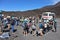 Etna - Escursionisti al Piazzale di Torre del Filosofo