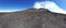 Etna - Panoramica del cratere dal sentiero