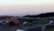 Etna - Panoramica di Piazzale Sapienza dal rifugio al tramonto