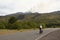 Etna volcano eruption wide view