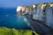 Etretat cliff France