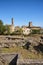 Etrurian ruins site in Volterra, Italy.