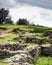 Etruscan archaeological site in Volterra