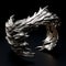 Etsy Silver Cuff With 3d Flowing Hair And Dynamic Compositions