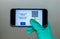 EU digital covid green pass certificate on mobile phone