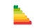 EU energy label made of toy bricks