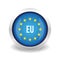 EU logo. European union button