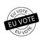 Eu Vote rubber stamp