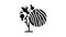 eucalyptus wood glyph icon animation