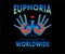 Euphoria hand love symbol t shirt design, vector graphic, typographic poster or tshirts street wear and Urban style