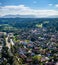 Eurasburg Bavaria. Drone aerial panorama shot