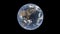 Eurasia and Africa, the Arabian Peninsula in the center behind the clouds on the globe, isolated Earth, 3D rendering, the elements