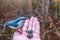 The Eurasian nuthatch eats seeds from a palm. Hungry wood nuthatch eating seeds from a hand during autumn