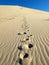 Eureka Sand Dune footprint