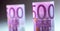 Euro banknotes. Five hundred euro banknotes.Toned Photo
