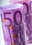 Euro banknotes. Five hundred euro banknotes.Toned Photo