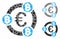 Euro Bitcoin collaboration Composition Icon of Tremulant Items