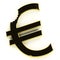 Euro With Bite Showing Devaluation