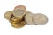 Euro coins (isolated)