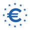 Euro currency vector sign