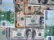 Euro & dollars banknotes as a background