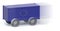 Euro Flag Shipping Container with wheels