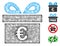 Euro Gift Web Vector Mesh Illustration