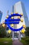 Euro logo Central Bank Frankfurt