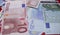 Euro money notes