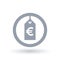 Euro price tag icon - European sale label sign