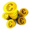 Euro Savings Shows Euros Saved And European