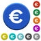Euro sign beveled buttons