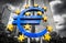 Euro sign at European Central Bank headquarters in Frankfurt, Ge