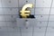 Euro sign opened empty bank deposit cell