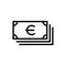 Euro symbol currency money simple flat style icon