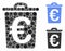 Euro Trash Mosaic Icon of Circle Dots