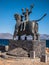 Europa Statue in Agios Nikolaos, Crete, Greece.