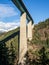 The Europe bridge in Austria, Tirol. Brenner motorway from Italy to Austria. Bridge close to the city of Innsbruck