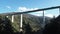 The Europe bridge in Austria, Tirol. Brenner motorway from Italy to Austria. Bridge close to the city of Innsbruck