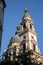 Europe, classical architecture, dome, spire, sky, sunlight, church, religion, faith, bell tower