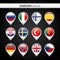 Europe flags design