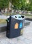 Europe Holland Netherlands Street Classified Recycle Public Trash Bin Creative Rubbish Collecting Station Plastic Paper Aluminum 